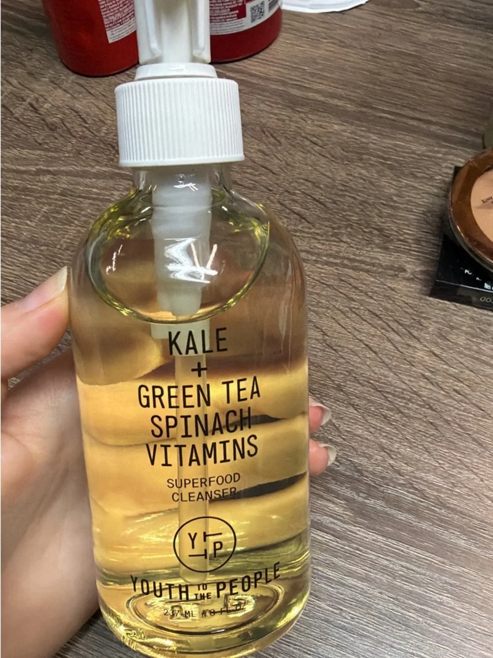 Youth To The People Kale + Green Tea Superfood Cleanser - Yellow Clear Bottle